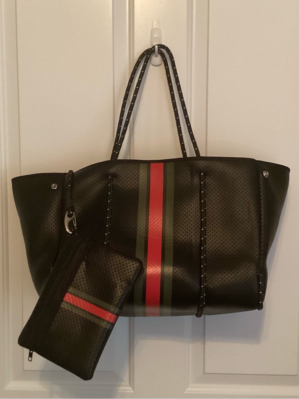 Haute Shore Black Neoprene Tote